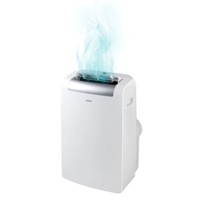Climatiseur Mobile Clatronic CL 3750 - 3 En 1 (Refroidissement, Déshumidification, Ventilation) - 12000 BTU - Connecté Alexa/Google - Blanc