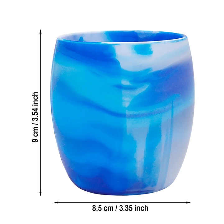 Pahar de gheata din silicon, set, pentru vin, refrigerare, portabil, multicolor