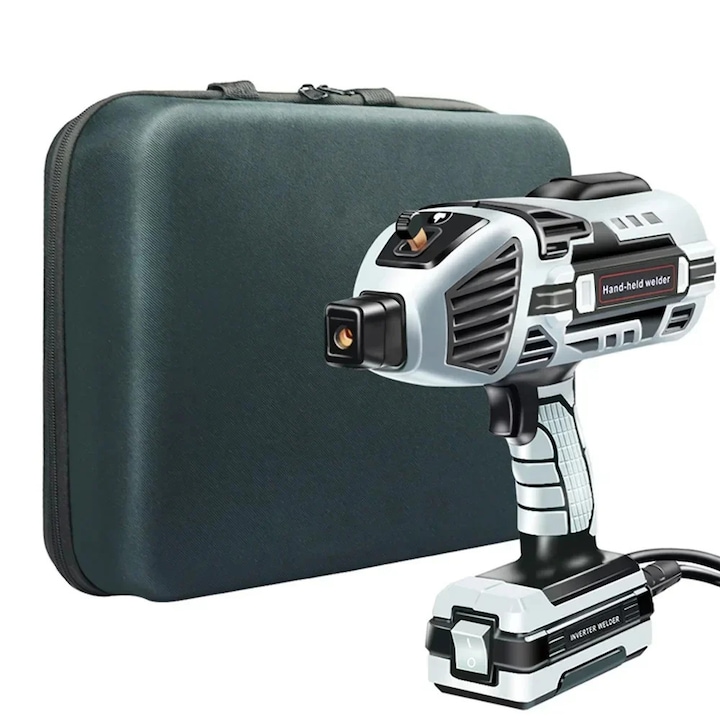 Aparat de sudura cu arc, 4600W, 220V, portabil, invertor, gri