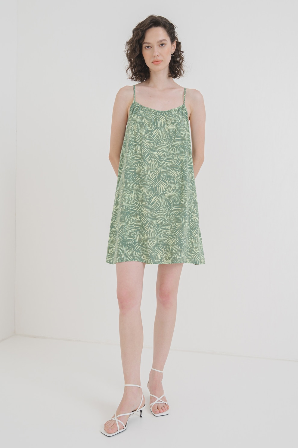 Only, Rochie cu bretele ajustabile Keyla, Verde, L