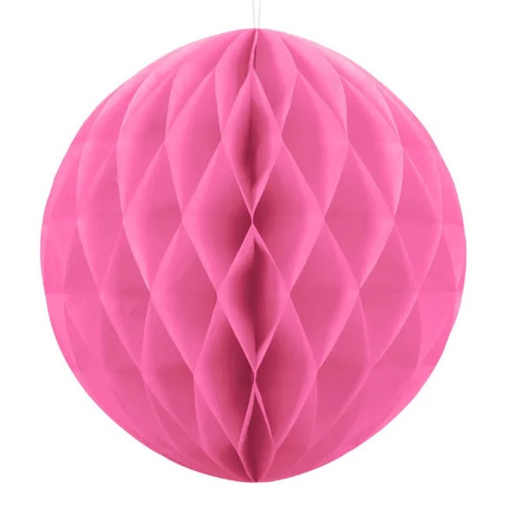 Хартиена топка, розова, 20 см