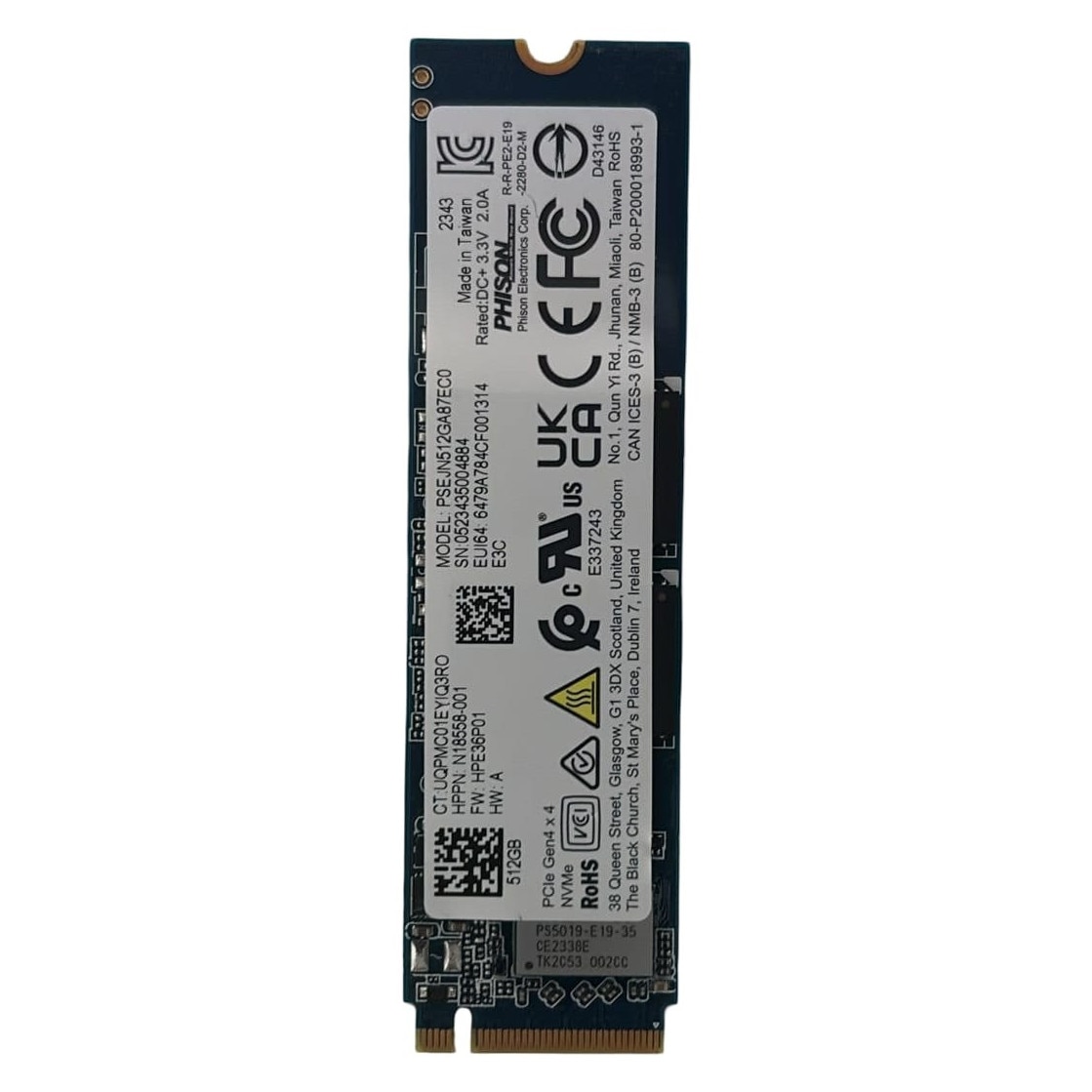 SSD NVME Phison 512GB PCIe Gen4x4 - eMAG.ro