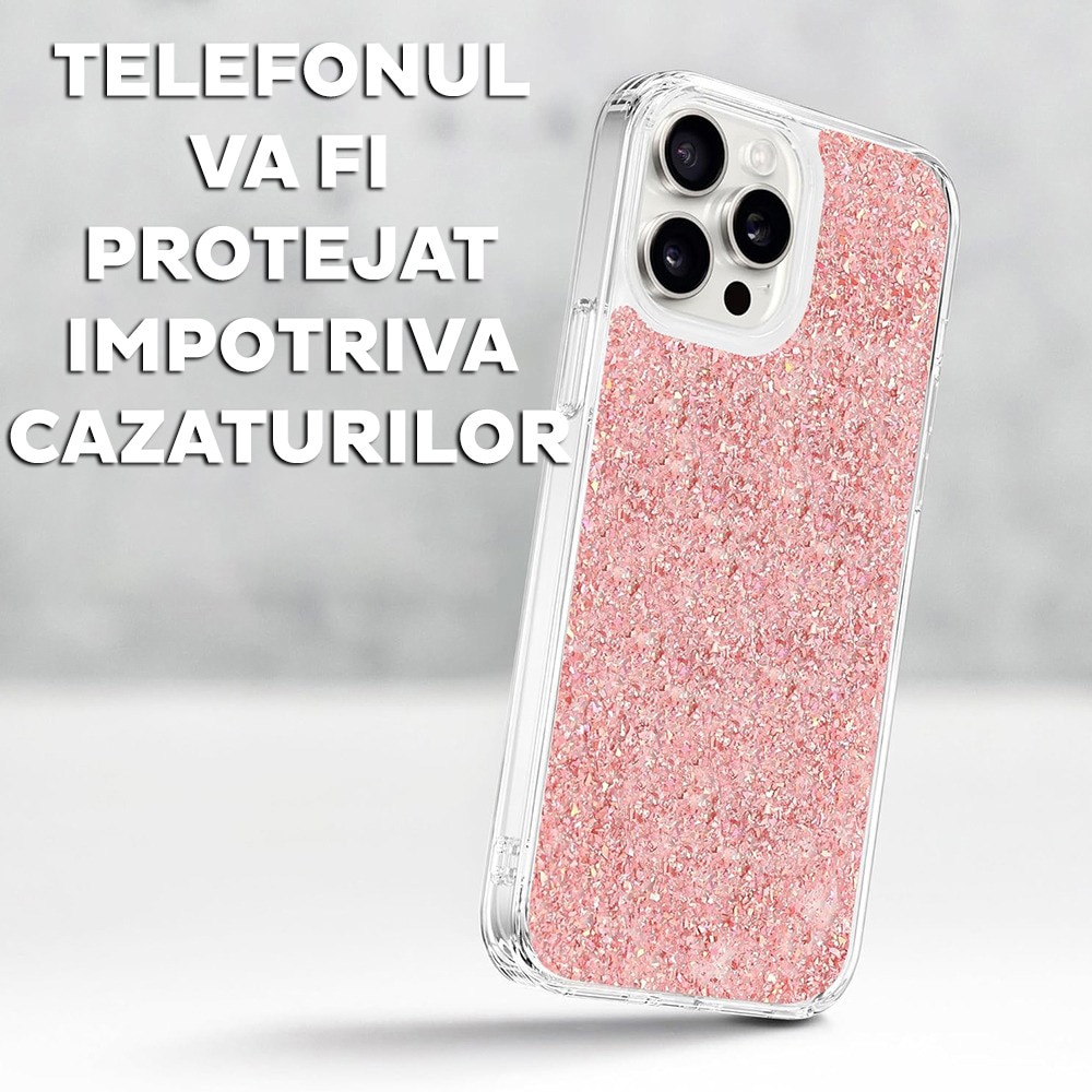 Husa pentru Samsung Galaxy S25 Ultra Daden® Sparkly Glitter, Antisoc, Calitate Premium, Albastru