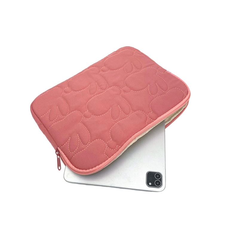 Geanta interioara laptop 11 inch nylon rosu 28x22x2cm
