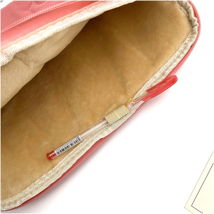 Geanta interioara laptop 11 inch nylon rosu 28x22x2cm