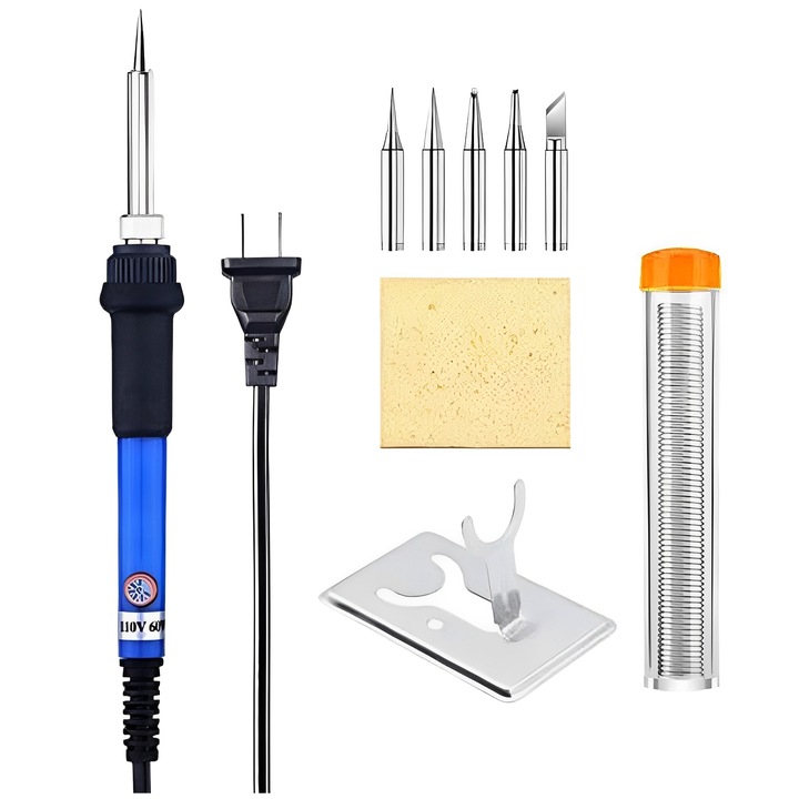 Set 5 Pistoale de lipit, TREXORA, Portabil, 60W, 110V