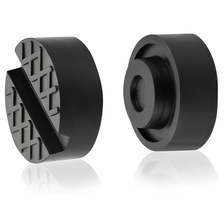 2 db-os gumi emelőpárna készlet, TREXORA, sérülésálló kivitel, 6,5x3,3 cm, fekete