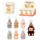 Cutie Surpriza Labubu V2 Amto Universal - Jucarie Imblanita 15cm cu Cap Rotativ si Card Monstri Kawaii, degete rotative, Bumbac PP Premium, Colectie Anime (Personaj Misterios)