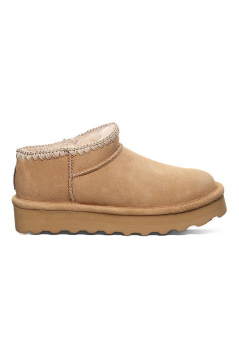 BEARPAW, Bebújós nyersbőr csizma, Tevebarna
