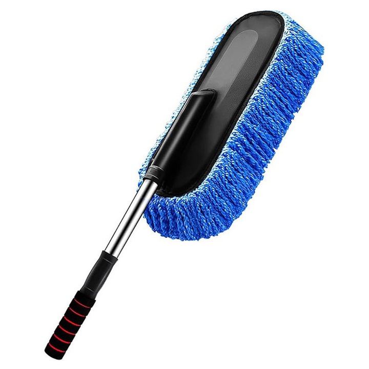 Perie de curatare auto extensibila, microfibra, 27-33in, 40x13cm, fara zgarieturi, pentru masina si utilizare in interior