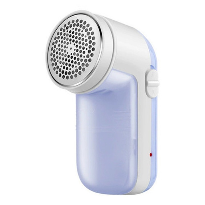 Електрическа машинка за премахване на мъх, виолетова, 5.5x4.5x12см, комплект с четка за почистване и ръководство за употреба