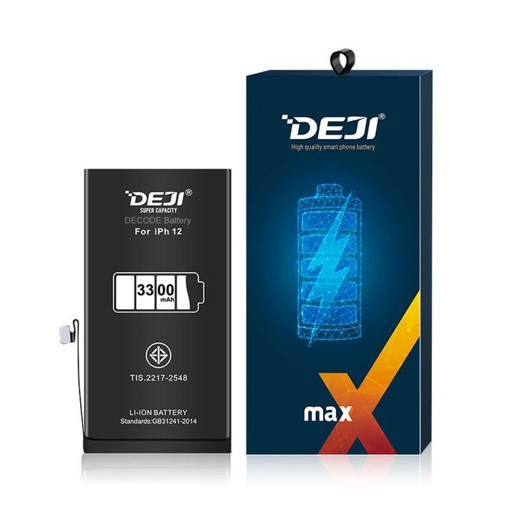 Kompatibilis akkumulátor iPhone 12 / 12 Pro készülékkel, diagnosztikai, nagy kapacitású (3310 mAh)