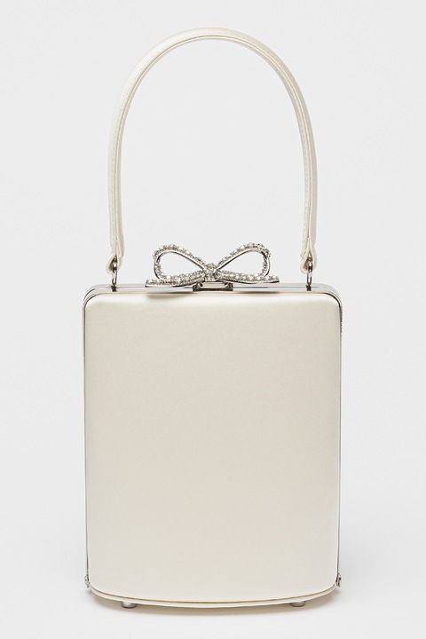 Self-Portrait, Szatén kézitáska masnival, Törtfehér