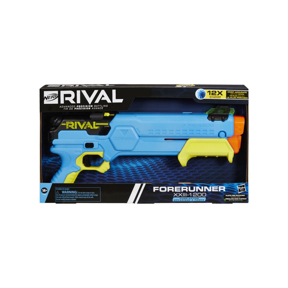 Pistol Nerf Rival Forerunner XXIII 1200, 12 focuri, 14+ ani - eMAG.ro