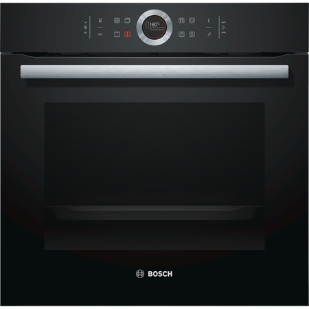 Cuptor incorporabil Bosch HBG655NB1, Electric, 71 l, Multifunctional, 13 functii , Grill, Autocuratare EcoClean Direct, Clasa A+, Negru