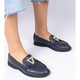 Pantofi mocasini pentru femei, BM, BM220393, Albastru, EU 38