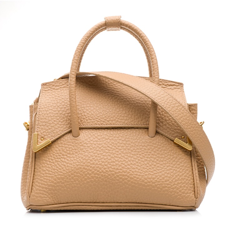 Geanta dama de umar, Musette, ARIANE PM, Piele naturala, 24 x 10 x 20