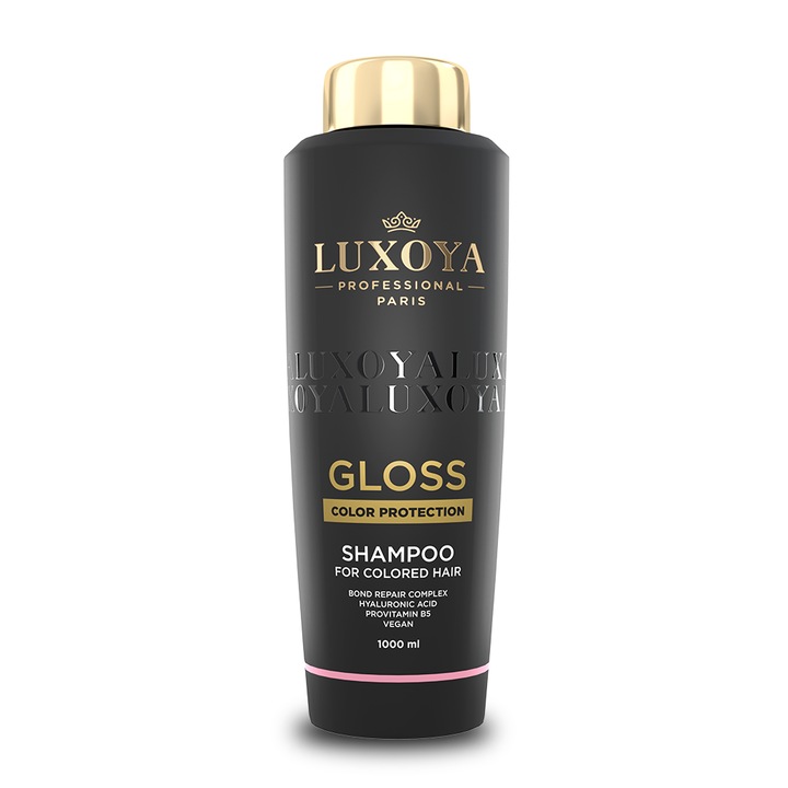 Sampon de curatare si protectia a culorii LUXOYA Professional Paris GLOSS, 1000ml