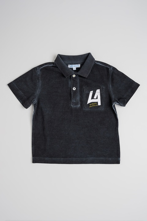 Original Marines, Mellzsebes póló, Koptatott fekete