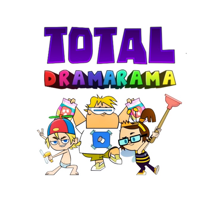 Sticker Total Dramarama Copiii Personajelor Din Total Drama In Situatii Comice, Autoadeziv, Cri-Flo, Marime 6 Cm