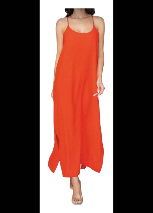 Rochita racoroasa de vara cu bretele masura universala PORTOCALIU