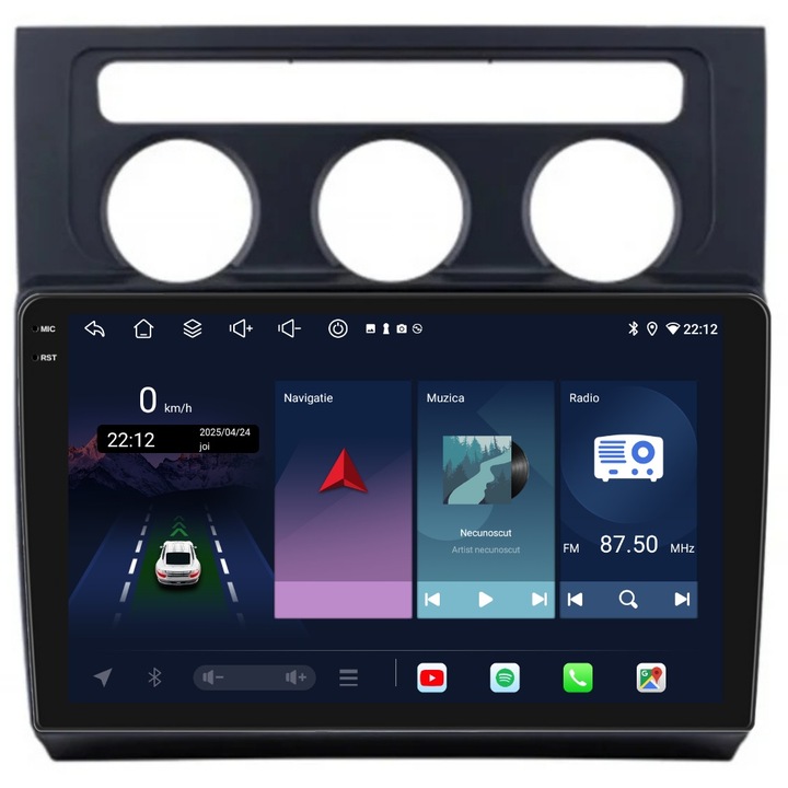 Navigatie PilotOn VW Touran I 2003-2010 10 inch 6GB 128GB 8 CORE