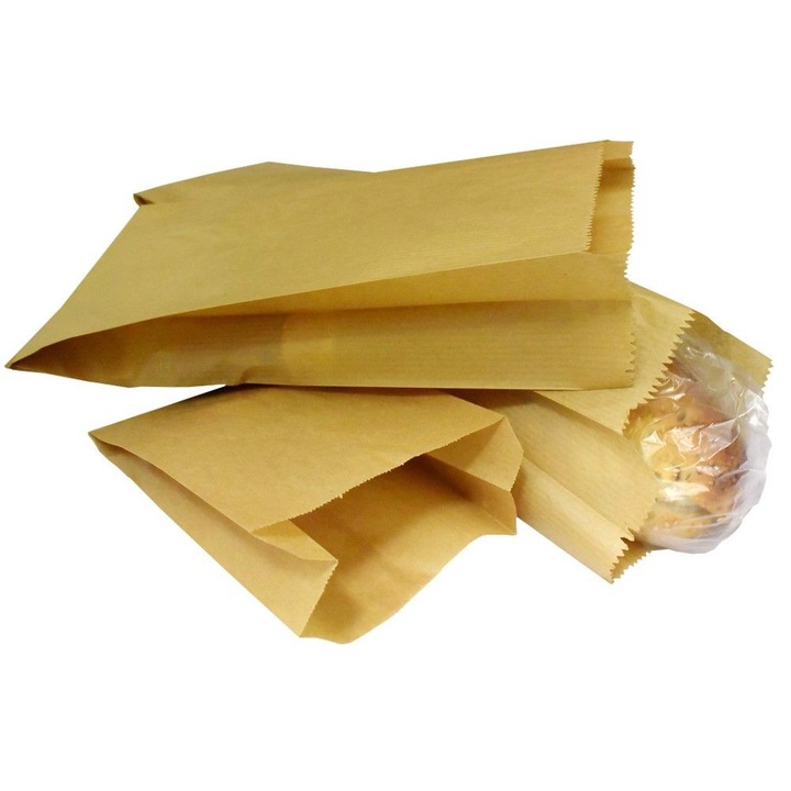 Pungi de hartie 29x15/6,5, Bej, 1000 buc