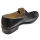 Pantofi Barbatesti Eleganti Fara Siret Negri Din Piele Naturala SCV, Interior Din Piele, Calapod Comod, Design Simplu Usor De Asortat, Produs Romanesc, Marimea 40