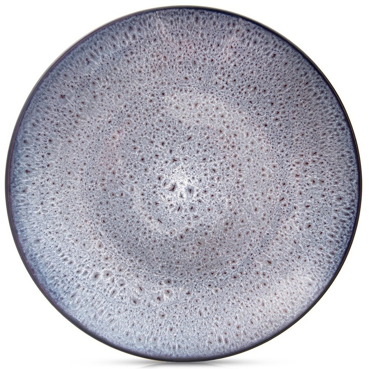 Mélytányér kerámia GLAZE, 27x3,5cm, lila, elegáns design