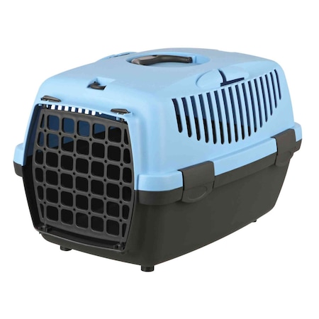 Cusca transport animale Trixie Capri 1, 48x32x31 cm, Gri/Albastru