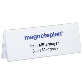 Suport nume Magnetoplan A6 150x55x50 mm Suport nume Magnetoplan A6 150x55x50 mm