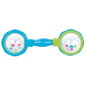 Jucarie zornaitoare bebelusi, Canpol, model albastru cu verde Jucarie zornaitoare bebelusi, Canpol, model albastru cu verde