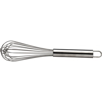 Tel bucatarie din inox, Hendi, cu 8 fire groase, lungime 30 cm, cu carlig agatat Tel bucatarie din inox, Hendi, cu 8 fire groase, lungime 30 cm, cu carlig agatat