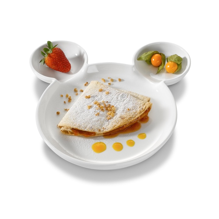 Farfurie pentru copii model "Ursulet", Hendi, portelan, 250x25 mm