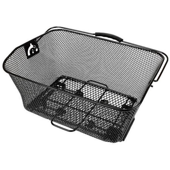 Cos pentru bicicleta SPORTCROSS, montare usoara, negru, 40x30x20cm