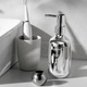 Dispenser sampon si balsam 500ml plastic cu pompa si etichete, transparent