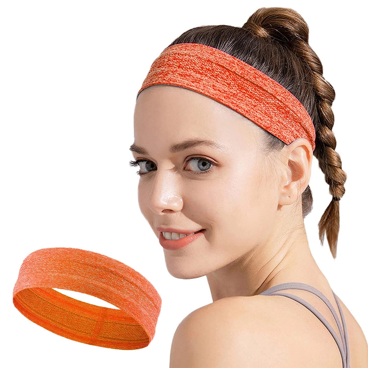 Banderola sportiva Hurtel elastica portocalie 24x5cm - eMAG.ro