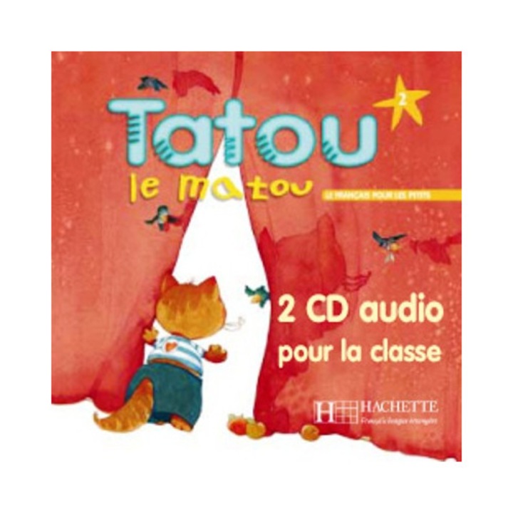 Curs multisenzorial Tatou le Matou, Hachette FLE, 5-7 ani, 2 niveluri, 30-60 ore, CD