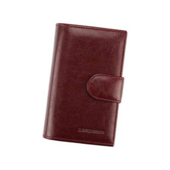 Portofel dama Z.Ricardo, piele, design elegant, visiniu