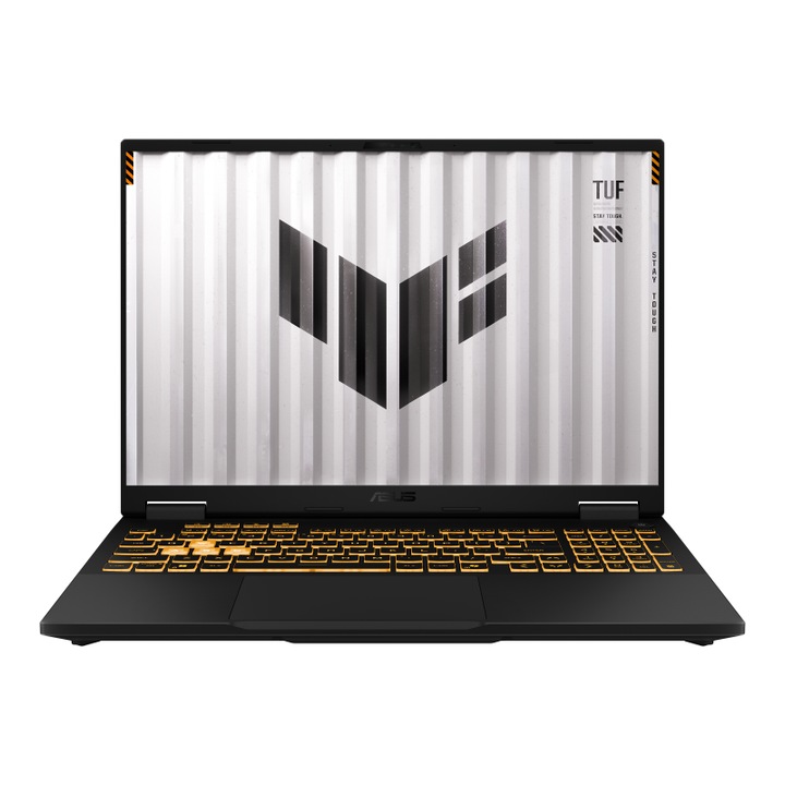 Лаптоп Asus TUF Gaming F16 FX608JPR-QT002, FX608JPR-QT002.64GB, 16", Intel Core i7-14650HX (16-ядрен), NVIDIA GeForce RTX 5070 (8GB GDDR7), 64 GB 5600 MHz DDR5, Сив