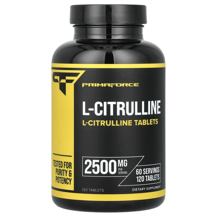 L-Citrulina, Primaforce, 2500 mg, 120 comprimate (1250 mg per comprimat)