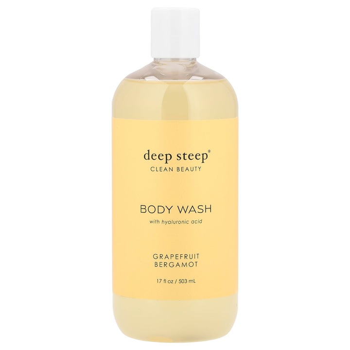 Deep Steep hialuronsavas tusfürdő, grapefruit és bergamott, 503 ml