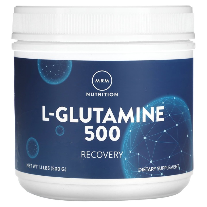 MRM Nutrition, L-glutamina 500, 500 g