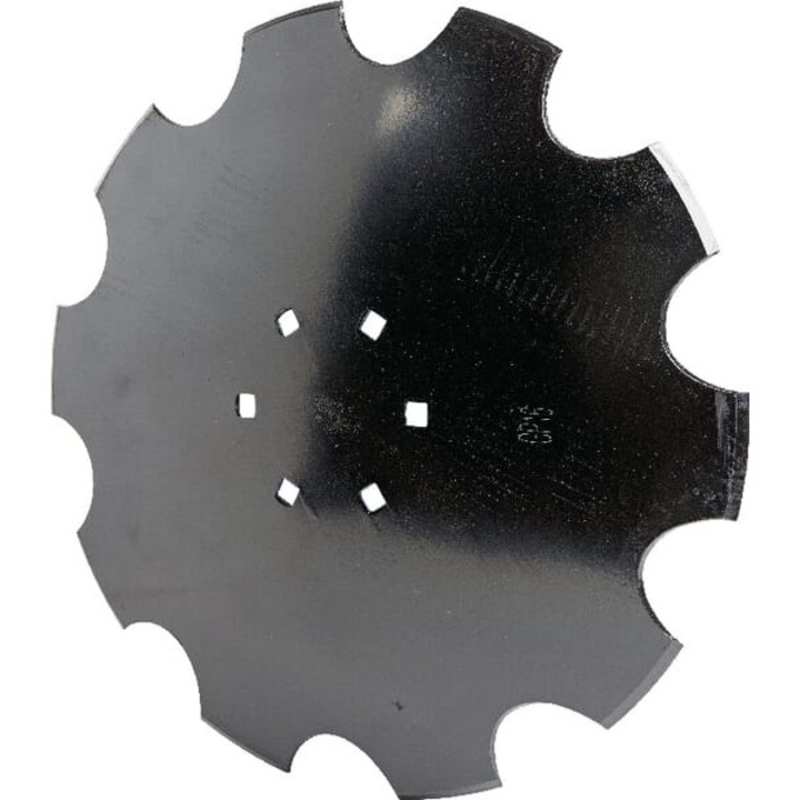 Disc dintat GoPart, 6 gauri montaj, negru, 460 x 4 mm