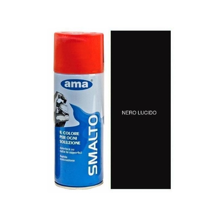 Ama RAL 9005L akril zománc sprayfesték, 400ml