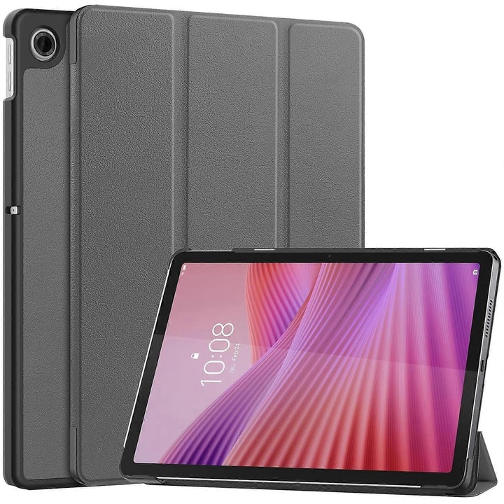 Tablettok Lenovo Tab TB311FU-hoz, összecsukható kivitel, teljes védelem, piros, többszínű