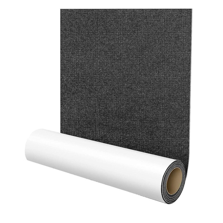 Burete adeziv pentru mobila, 40x150cm, negru, autoadeziv, grosime 2mm