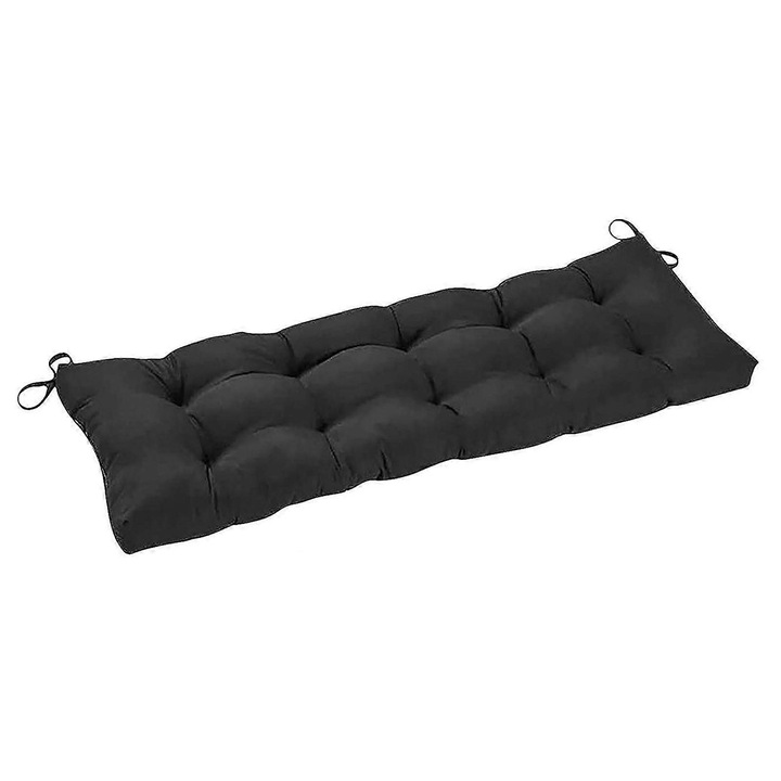 Perna pentru banca, 120x50cm, impermeabila, negru