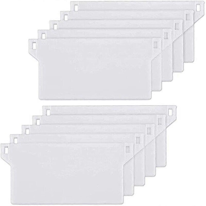 Set 10pcs Placi de Lestare pentru Store Californian, Alb, 125x48mm