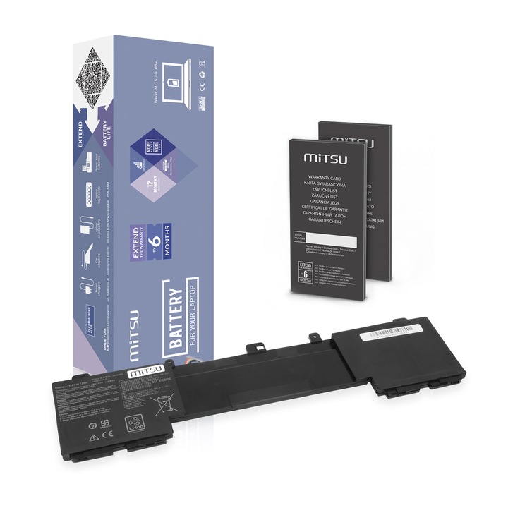 Mitsu C42N1630 akkumulátor Asus Zenbook Pro UX550V UX550VD UX550VE-hez